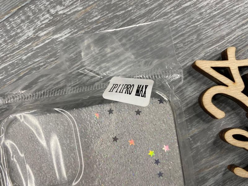 TPU чехол Star Glitter для Apple iPhone 11 Pro Max прозрачный 083182 фото