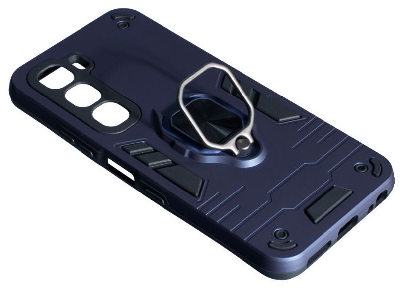 PC + TPU чехол New Transformer для Infinix Hot 60i (X6728) / синий 204156 фото