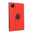 Кожаный чехол книжка 360 на Xiaomi Redmi Pad SE 8.7" / красный