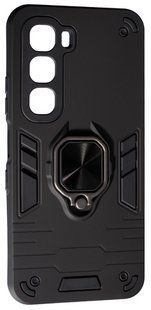 PC + TPU чехол New Transformer для Infinix Hot 60i (X6728) / черный 204157 фото