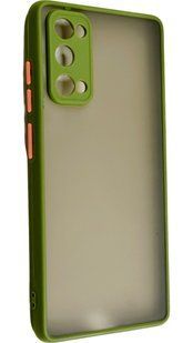 TPU чехол накладка Matte Color Case для Samsung Galaxy S20 FE светло-зеленый 092223 фото