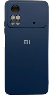 Чехол силиконовый Soft touch для Xiaomi Poco X4 Pro 5G / синий 086437 фото