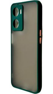 TPU чохол накладка Matte Color Case для OPPO A57S темно-зелений 092673 фото
