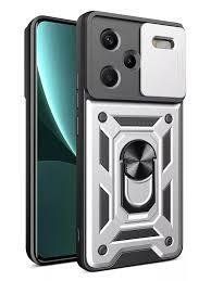 PC + TPU чехол Camshield armor для Xiaomi Redmi Note 13 Pro Plus (5G) / серебристый 096560 фото