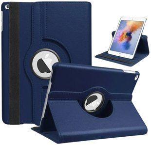 Кожаный чехол книжка 360 на Apple iPad 10.2 (2021 / 2020 / 2019) / синий 091116 фото
