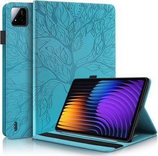 Чохол-книжка Wood Book на планшет Xiaomi Pad 8 (11.2") / блакитний 100928 фото