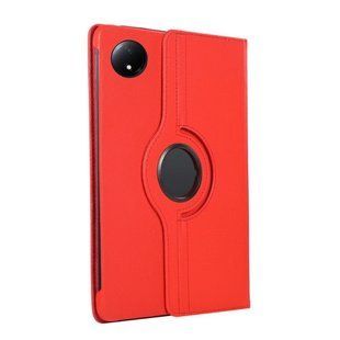 Кожаный чехол книжка 360 на Xiaomi Redmi Pad SE 8.7" / красный 097567 фото