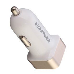 Автомобильная зарядка Awei C-200 на 2 USB (2.4A) (5 цветов) 51136 фото