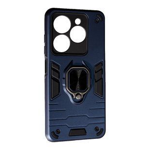 PC + TPU чехол New Transformer для Infinix Hot 40 Pro синий 096876 фото