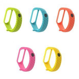 Ремінець Silicone Rhomb Design на Xiaomi Mi Band 3 (5 видів) 16694 фото