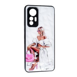 TPU чехол Prisma Ladies для Xiaomi 12 Lite Pink Bag 092323 фото