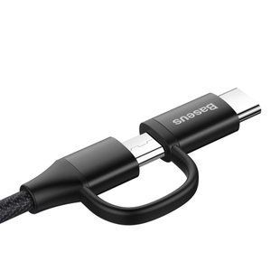 Baseus Yiven 2-1 Cable（Micro/Lightning) (1m) (2 кольори) 16799 фото