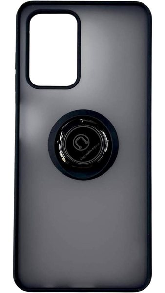 TPU чохол накладка Matte Ring Magnit для ZTE Blade V40 Vita чорний (червоні кнопки) 090262 фото