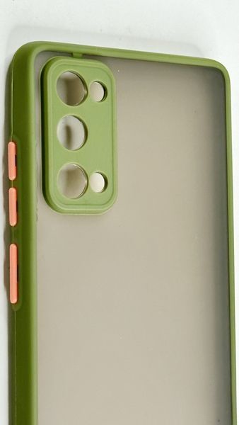 TPU чохол накладка Matte Color Case для Samsung Galaxy S20 FE світло-зелений 092223 фото