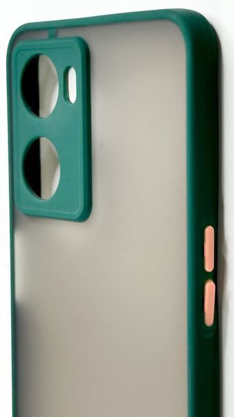 TPU чохол накладка Matte Color Case для OPPO A57S темно-зелений 092673 фото