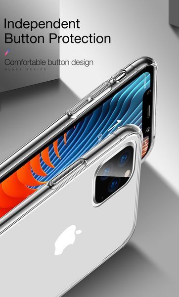 Ультратонкий чехол для Apple iPhone 11 Pro Max прозрачный 080314 фото