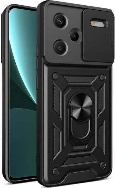 PC + TPU чехол Camshield armor для Xiaomi Redmi Note 13 Pro Plus (5G) / серебристый 096560 фото