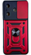 PC + TPU чехол Camshield Armor для Tecno Spark 10 / красный 090661 фото 1