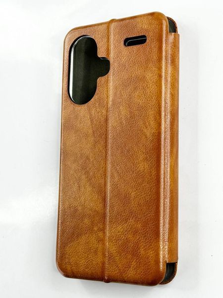 Чохол книжка Perforation book для Xiaomi Redmi Note 13 Pro Plus 5G світло-коричневий 095850 фото