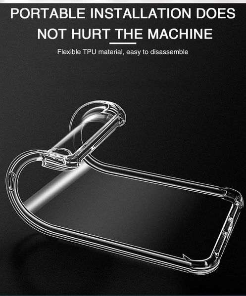 Чехол WXD противоударный для Xiaomi Redmi 10C прозрачный 083445 фото