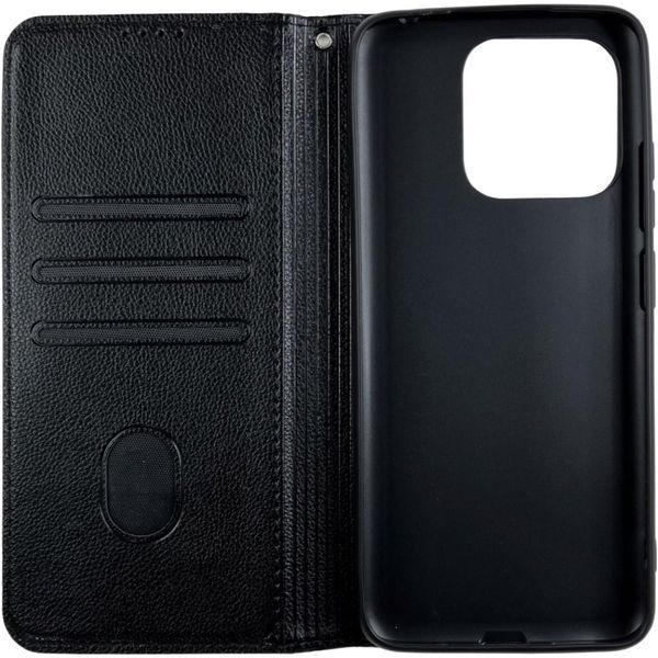 Чохол книжка Deluxe book для Poco C55 чорний 088195 фото