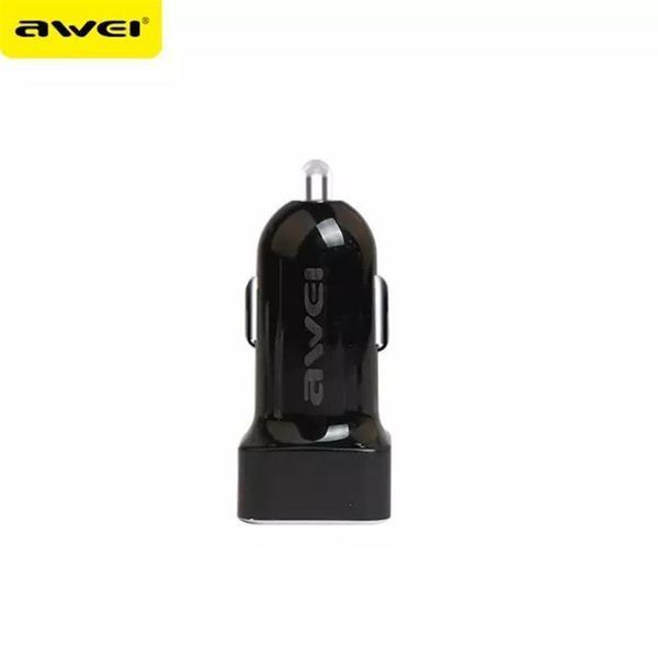 Автомобільна зарядка Awei C-200 на 2 USB (2.4 A) (5 кольорів) 51136 фото