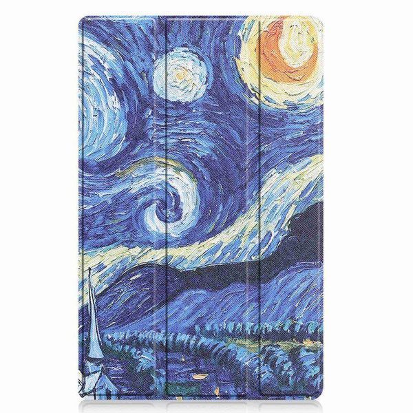 Шкіряний чохол книжка Crazy Horse для Lenovo XiaoXin Pad 2022 зоряна ніч 095402 фото
