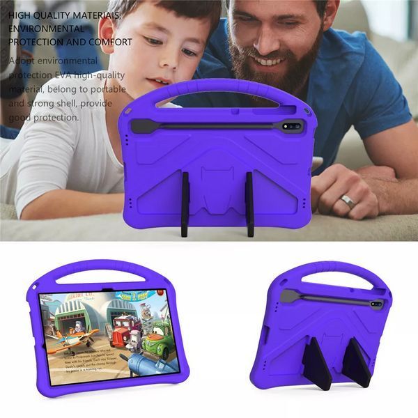 Чехол New Kids Case на Samsung Galaxy Tab S10 Plus (12.4") / фиолетовый 099165 фото