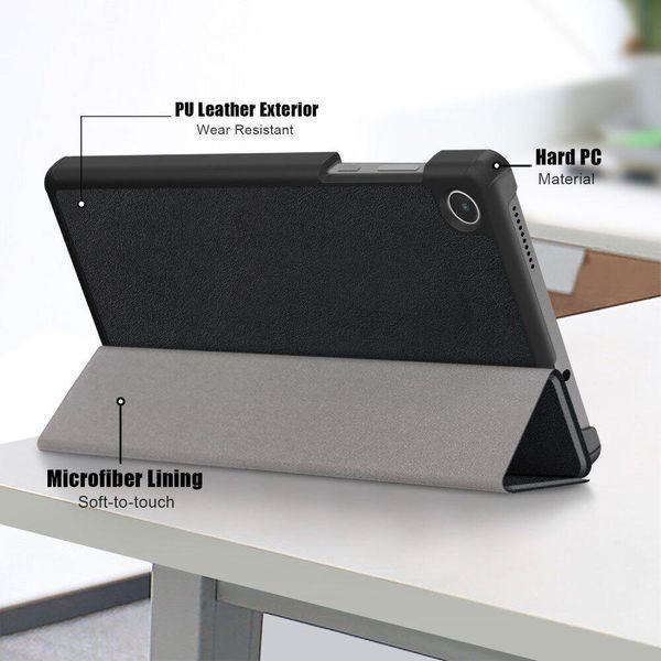 Шкіряний чохол-книжка Crazy Horse для Lenovo Tab M8 4th Gen dont touch me 093869 фото