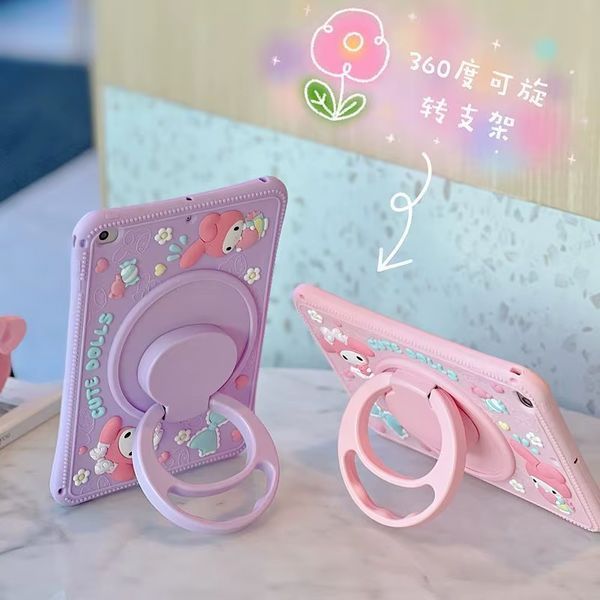 Чохол Happy Case Tablet на планшет iPad 10.9" 2022 (10th Gen) / Cute dolls фіолетовий 100522 фото