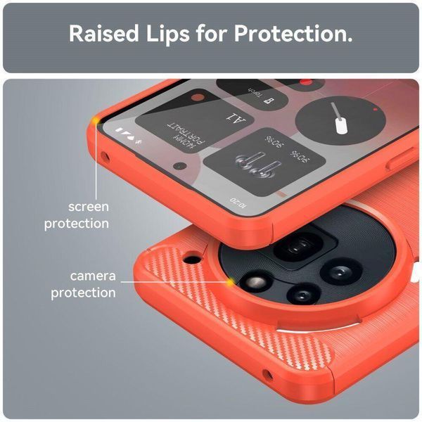 TPU чохол накладка Urban для Nothing Phone (3a) Pro / чорний 100496 фото