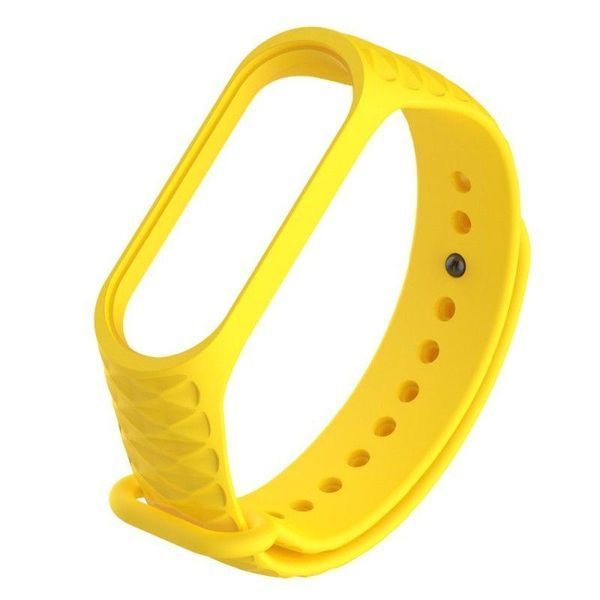Ремінець Silicone Rhomb Design на Xiaomi Mi Band 3 (5 видів) 16694 фото