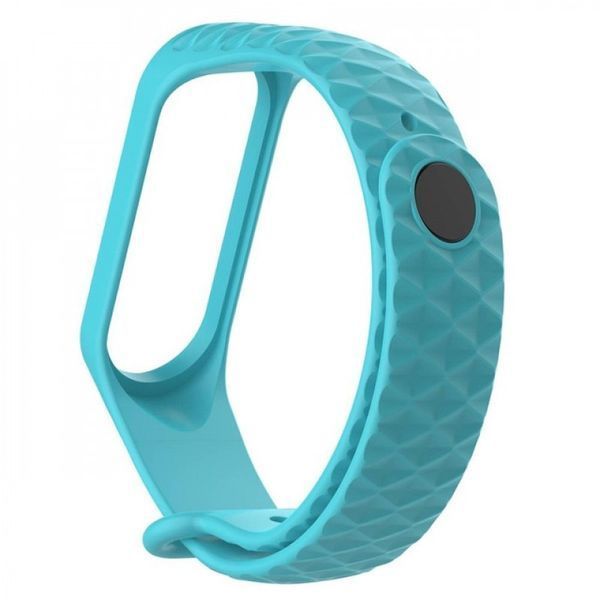 Ремінець Silicone Rhomb Design на Xiaomi Mi Band 3 (5 видів) 16694 фото