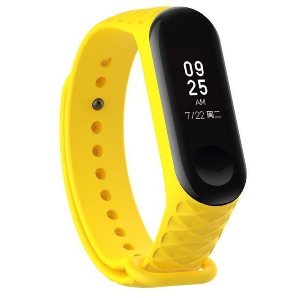 Ремінець Silicone Rhomb Design на Xiaomi Mi Band 3 (5 видів) 16694 фото