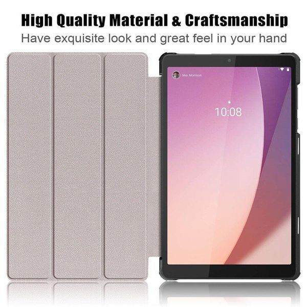 Шкіряний чохол-книжка Crazy Horse для Lenovo Tab M8 4th Gen dont touch me 093869 фото