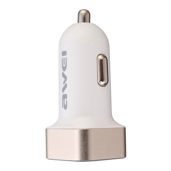 Автомобільна зарядка Awei C-200 на 2 USB (2.4 A) (5 кольорів) 51136 фото