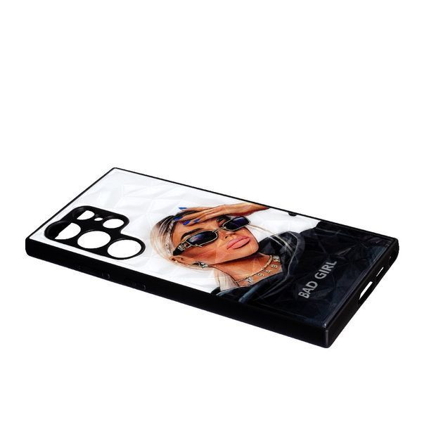 TPU чехол Prisma Ladies на Samsung Galaxy S23 Ultra (на самсунг с23 ультра) Bad Girl 087743 фото