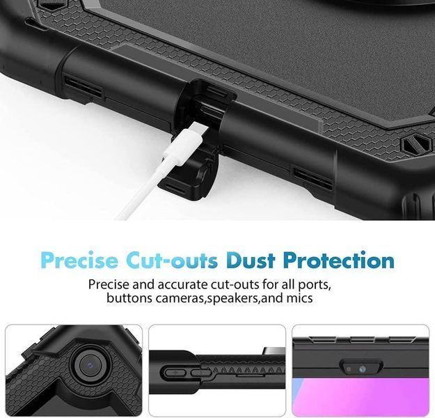 Чохол Carbon Armor Tablet на планшет XiaoXin Pad 2022 (10.6") / чорний 096978 фото