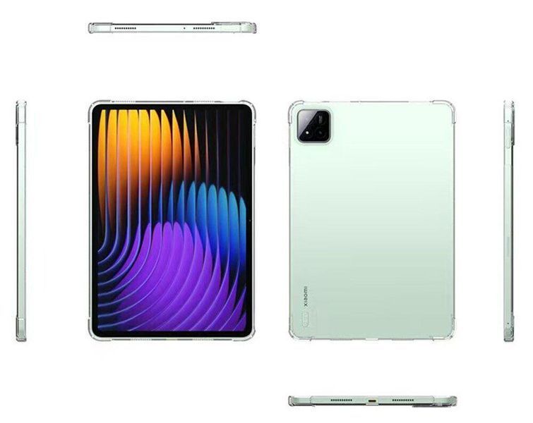 Протиударний силіконовий чохол WXD на планшет Xiaomi Pad 7 (11.2") / прозорий 098578 фото