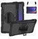 PC + TPU чехол Carbon Armor Cover Tablet на Samsung Galaxy Tab S10 FE Plus (13.1") / черный 099535 фото 1