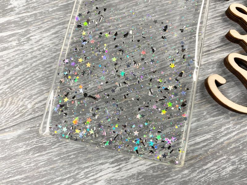 TPU чехол Star Glitter для Samsung Galaxy Note 10 Plus прозрачный 84537 фото