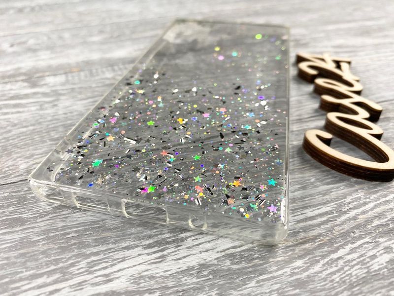 TPU чехол Star Glitter для Samsung Galaxy Note 10 Plus прозрачный 84537 фото