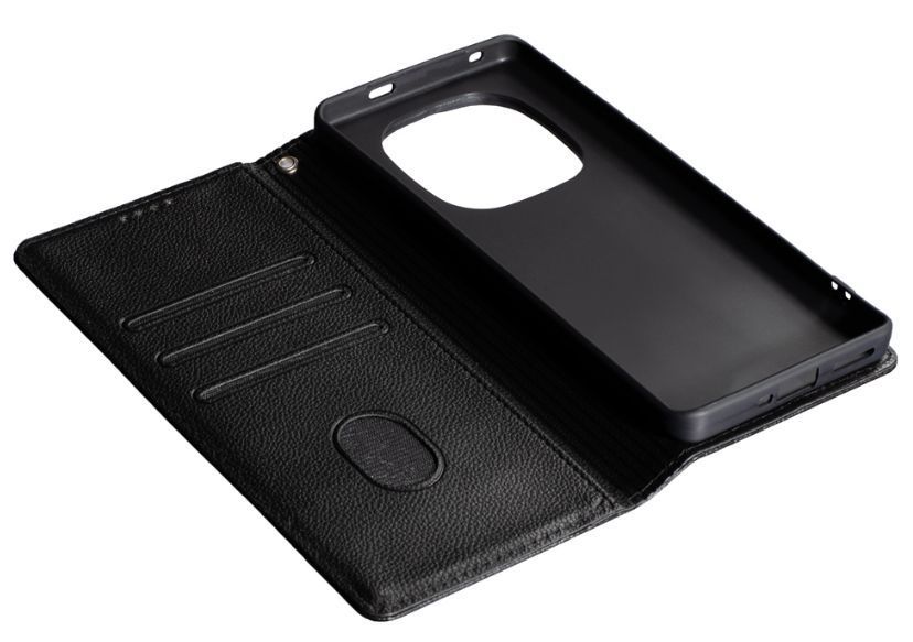 Чохол книжка Deluxe на Xiaomi Redmi Note 15 Pro Plus / чорний 204472 фото