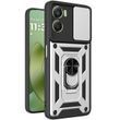 PC + TPU чехол Camshield Armor для Motorola G06 / серебристый