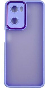 TPU чохол Luxury Metal Lens на Oppo A57S (на оппо а57с) фіалковий 087643 фото