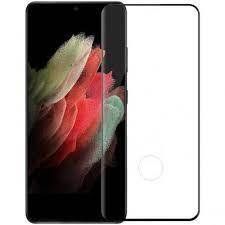 Защитное стекло для Samsung Galaxy S21 Ultra / черный 086596 фото