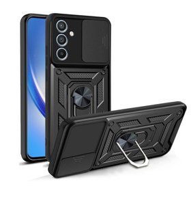 PC + TPU чохол Armor Camshield для Samsung Galaxy A34 / чорний 090716 фото