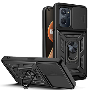 PC + TPU чохол Camshield armor для Realme 9i / чорний 89213 фото