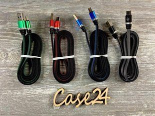 USB кабель Micro-USB (4 кольори) 82375 фото