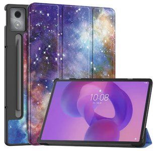 Шкіряний чохол книжка Crazy Horse на планшет Lenovo Xiaoxin Pad Pro (12.7") 2025 / galaxy 202574 фото